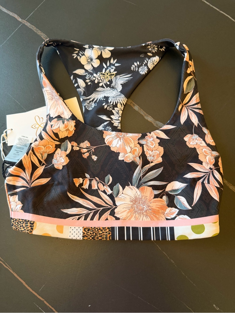 JOHNNY WAS BEE ACTIVE REVERSIBLE SPORTS BRA - Picture 9 of 12